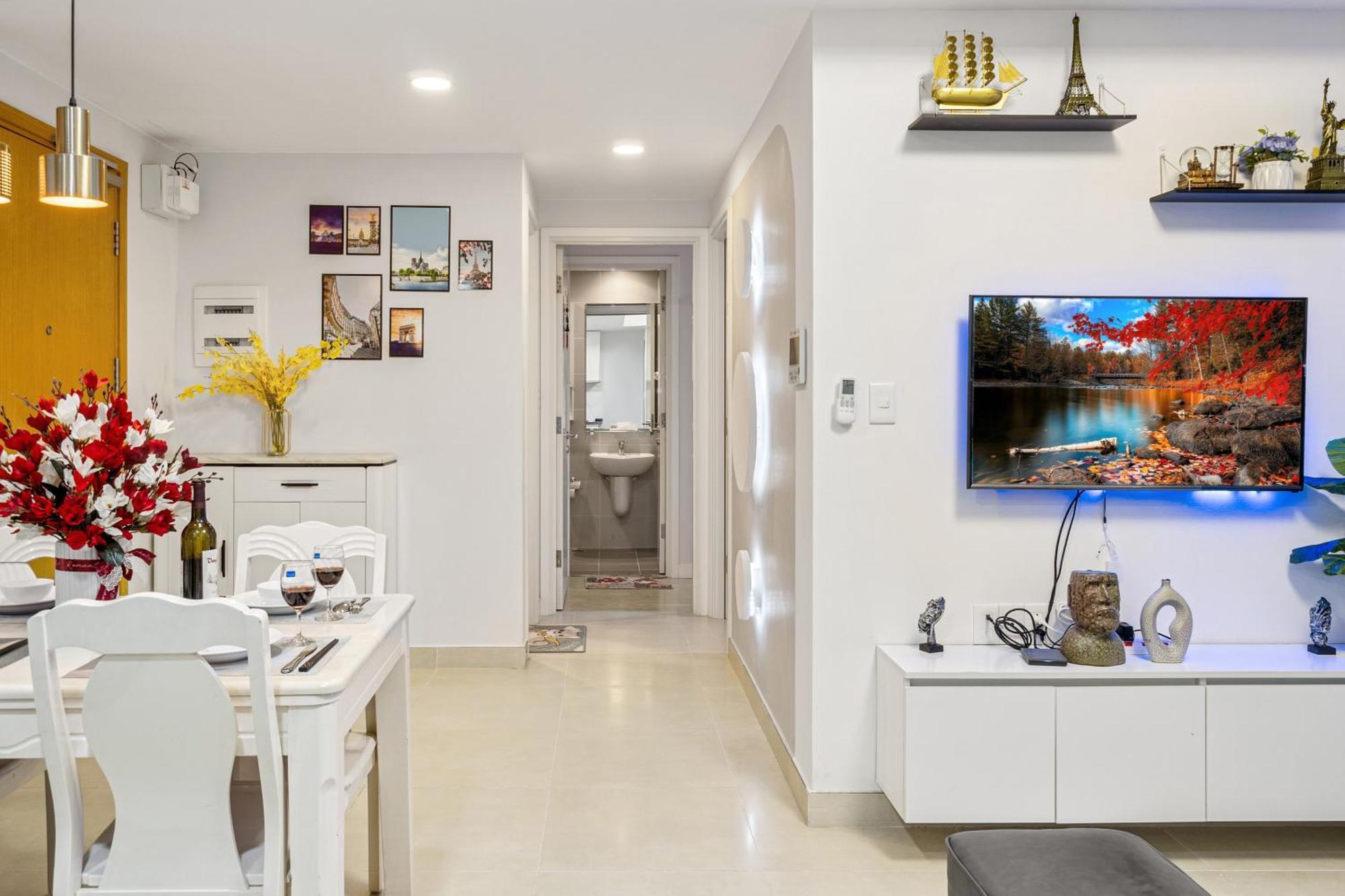 הו צ'י מין סיטי Cozy 2 Bedrooms Condo In T1 Masteri Thao Dien, Fully Furnished With Full Amenities מראה חיצוני תמונה