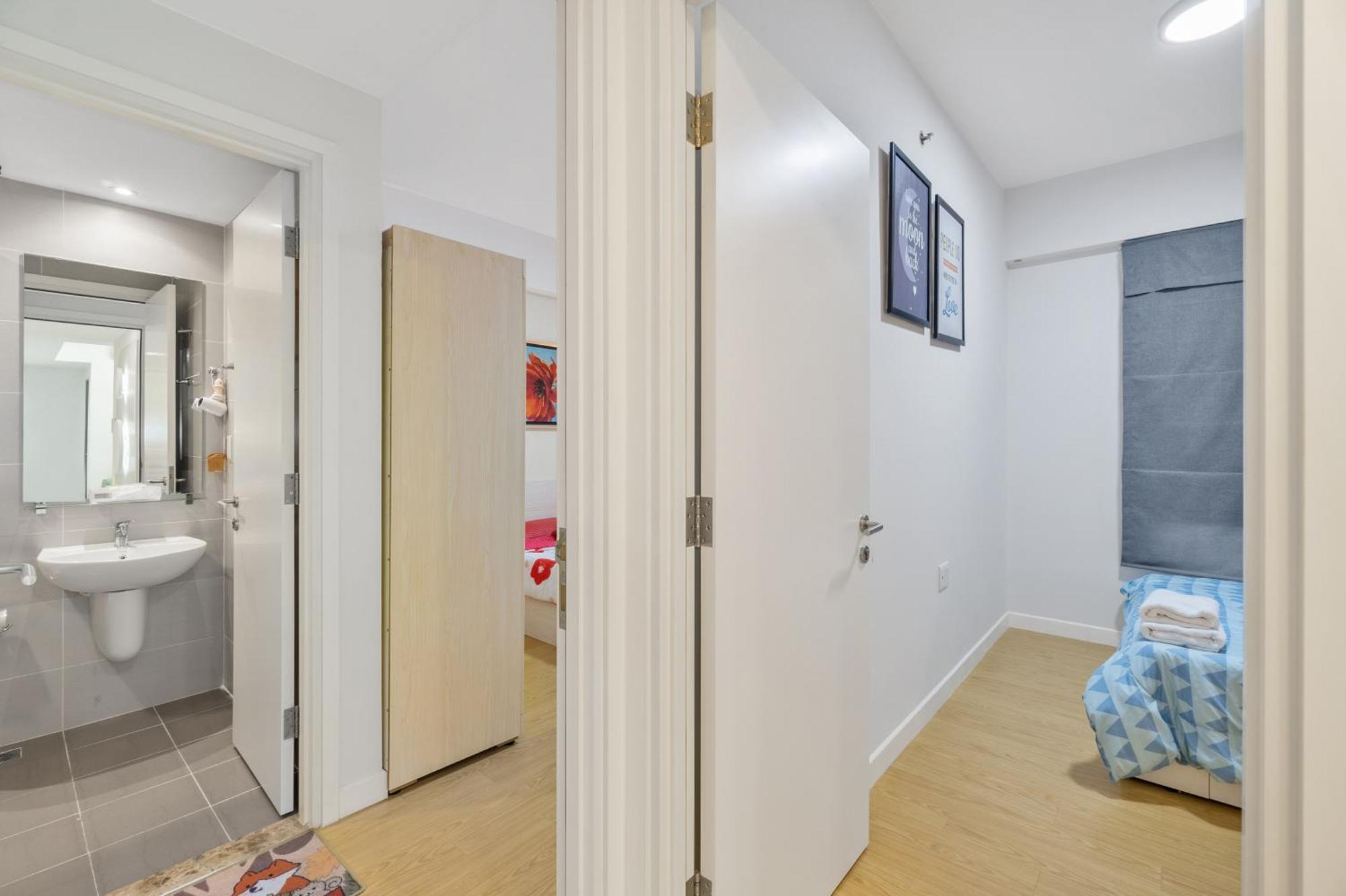 הו צ'י מין סיטי Cozy 2 Bedrooms Condo In T1 Masteri Thao Dien, Fully Furnished With Full Amenities מראה חיצוני תמונה