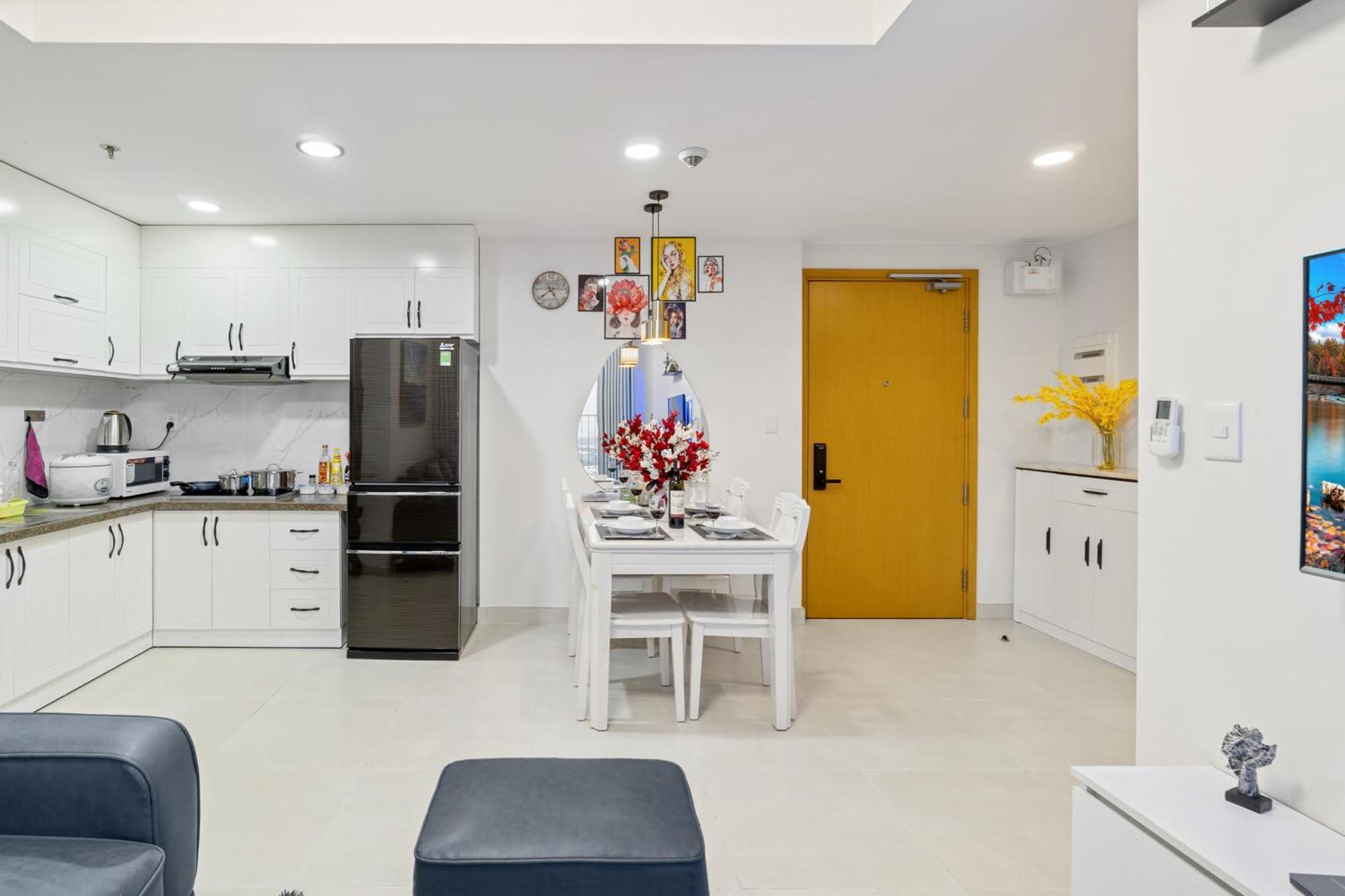 הו צ'י מין סיטי Cozy 2 Bedrooms Condo In T1 Masteri Thao Dien, Fully Furnished With Full Amenities מראה חיצוני תמונה