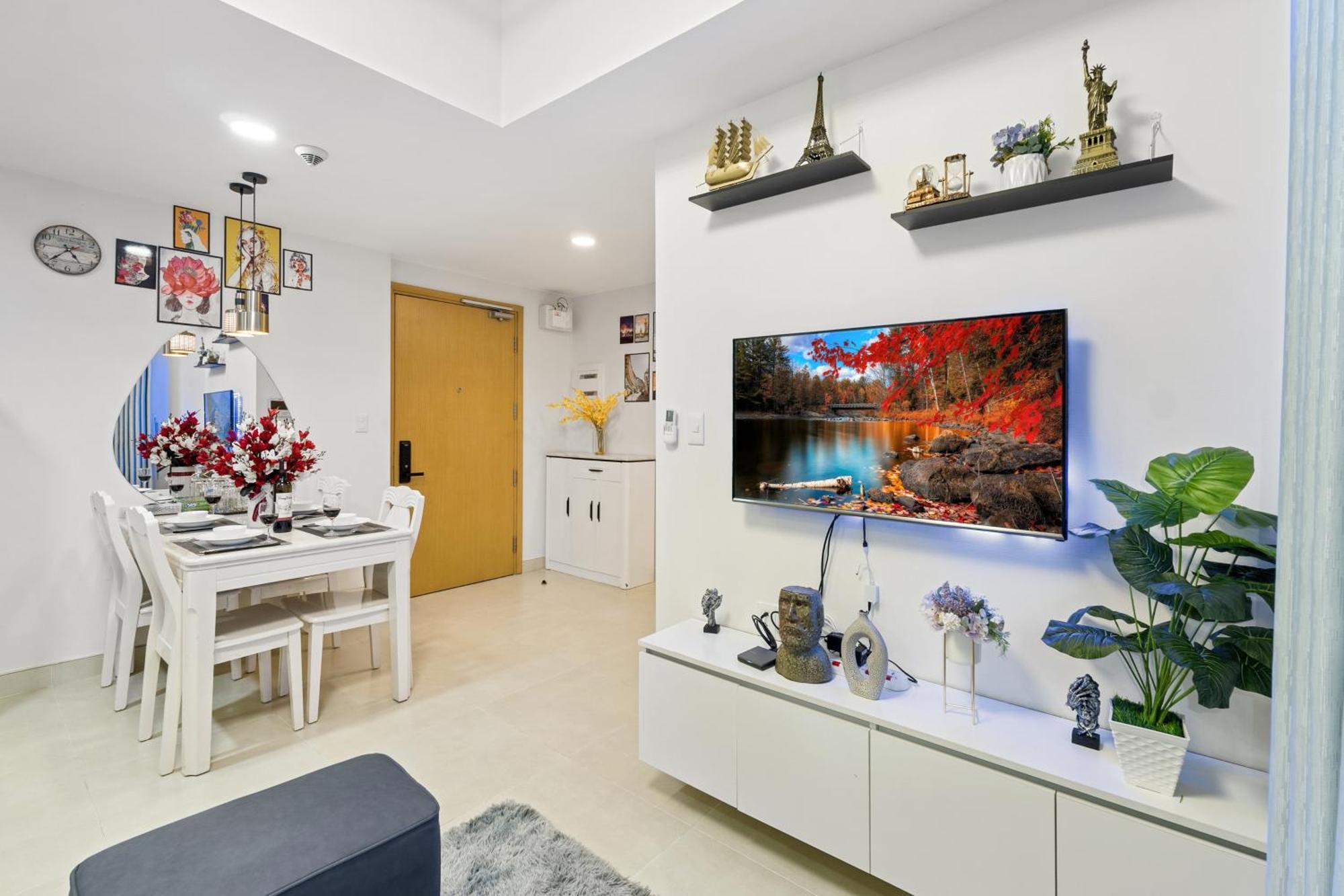 הו צ'י מין סיטי Cozy 2 Bedrooms Condo In T1 Masteri Thao Dien, Fully Furnished With Full Amenities מראה חיצוני תמונה